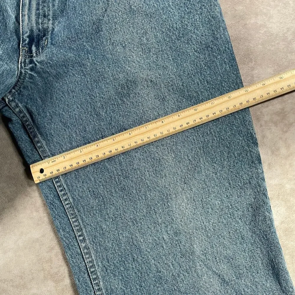Vintage Izod Relaxed Fit Blue Denim Jeans Men’s 38x30